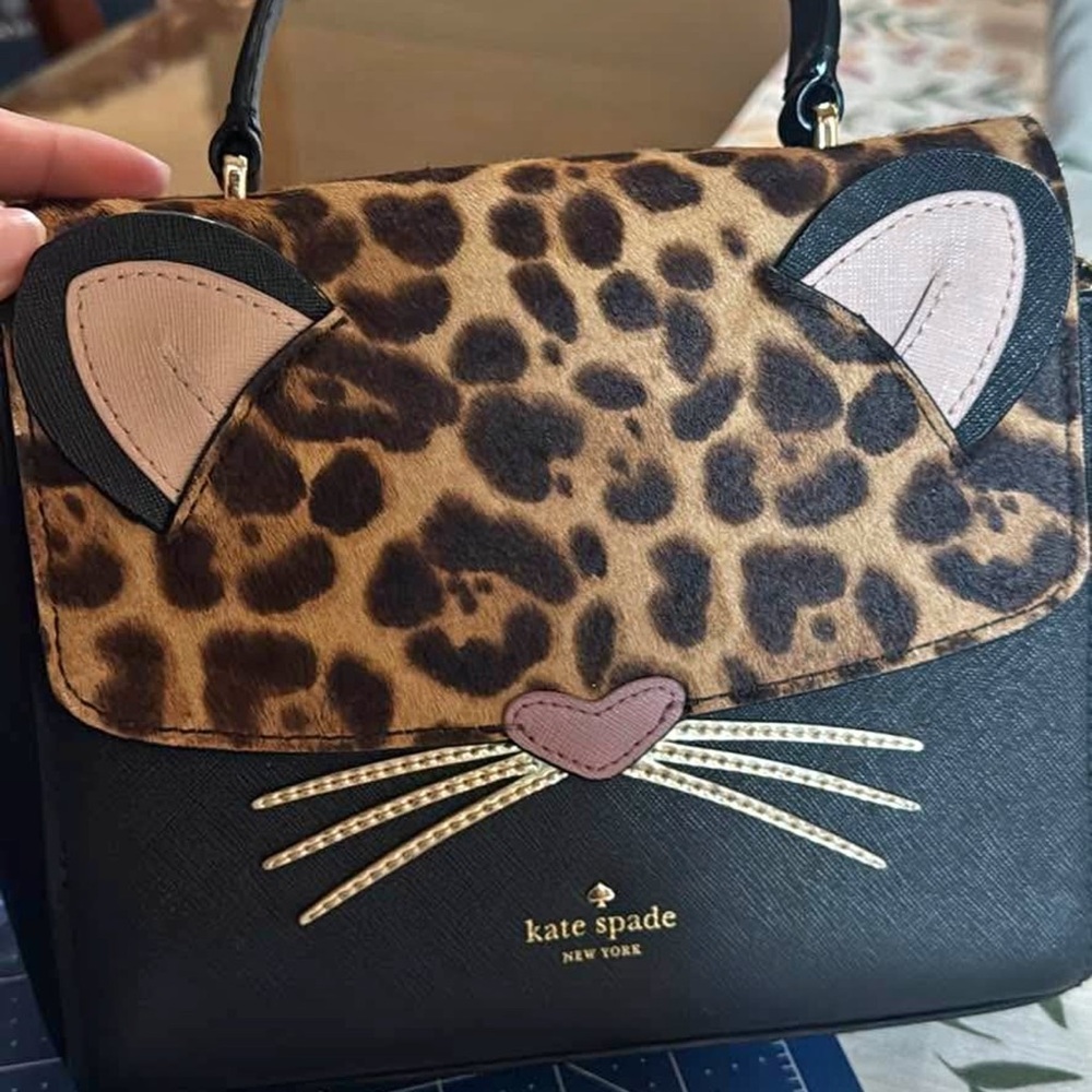 Kate Spade Leopard Print Crossbody Bag